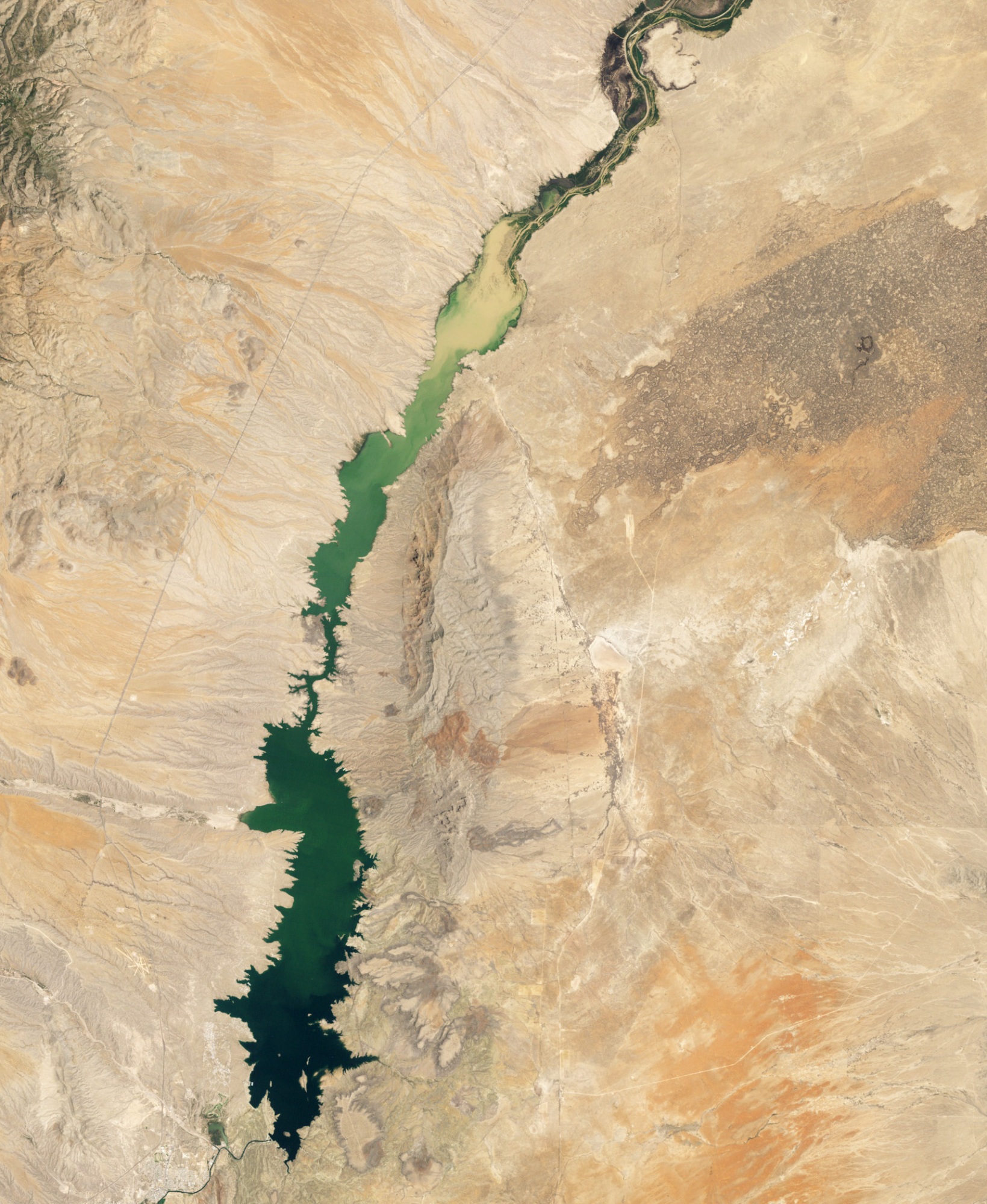 elephant butte satellite view