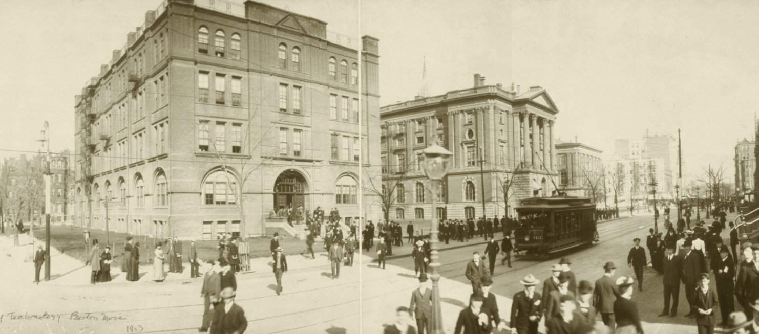 image of MIT on Boylston Street in 1903
