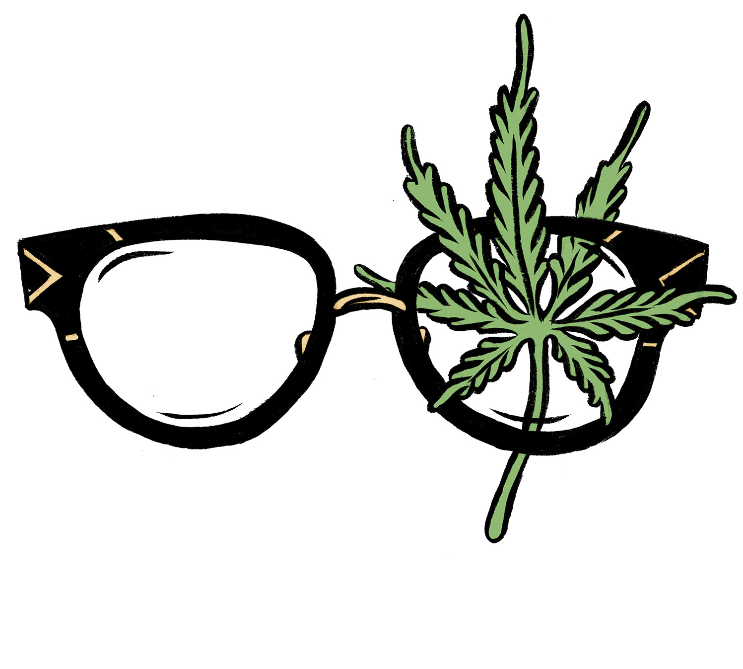 marijuana viewpoint concept