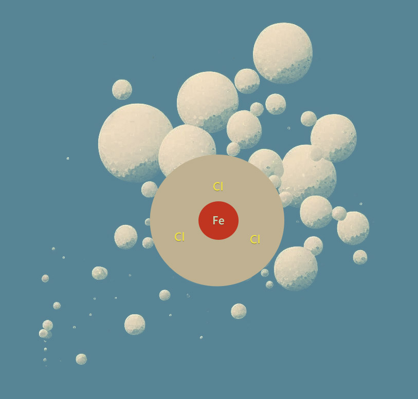 iron salt molecule diagram