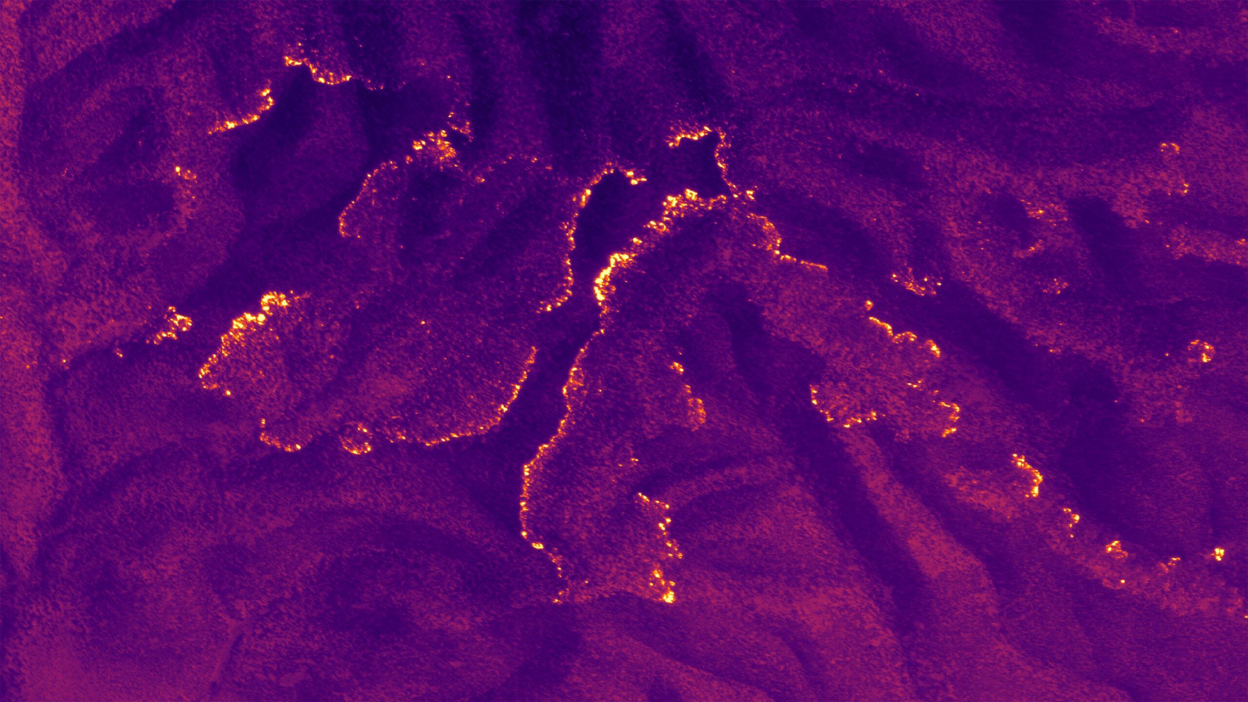 Pass Fire (New Mexico) 3.5m Infrared Sample from Urban Sky Microballoon.